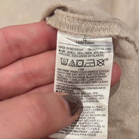 Size L - Old Navy Beige Sleeveless Dress - Picture 4 of 4